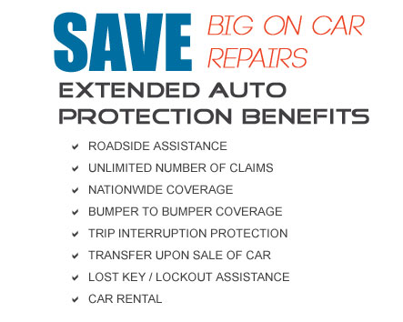 extended vehicle warrantys for used cars in ca